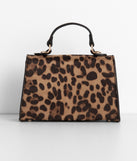 Saffiano Turnlock Top Handle Bag