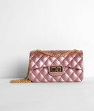 Quilted Matte Cross Body is the perfect Homecoming look pick with on-trend details to make the 2023 HOCO dance your most memorable event yet!