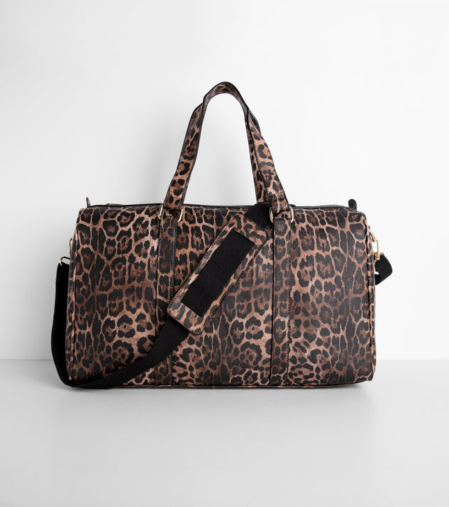 Leopard Print Weekender Duffle Bag & Windsor