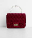 Velvet Quilted Handbag is the perfect Homecoming look pick with on-trend details to make the 2023 HOCO dance your most memorable event yet!