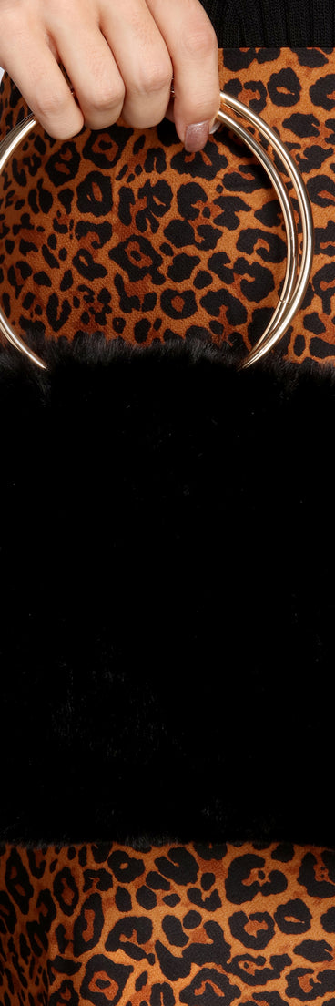 A Time And A Place Fur Mini Tote