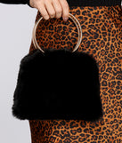 A Time And A Place Fur Mini Tote