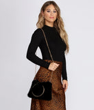 A Time And A Place Fur Mini Tote