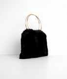 A Time And A Place Fur Mini Tote