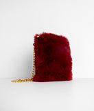 Faux Fur Cross-body Purse is a fire pick to create 2023 festival outfits, concert dresses, outfits for raves, or to complete your best party outfits or clubwear!