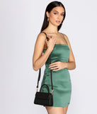 Mini Matte Snake Textured Purse for 2022 festival outfits, festival dress, outfits for raves, concert outfits, and/or club outfits