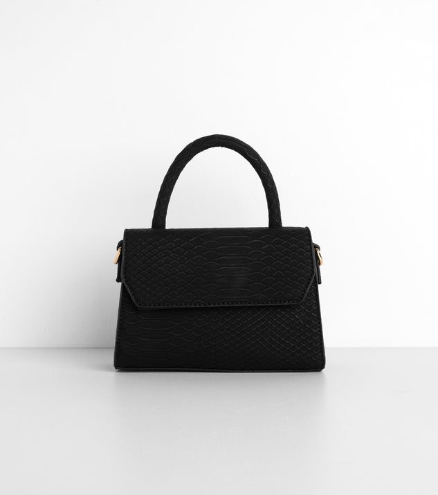 Mini Matte Snake Textured Purse for 2022 festival outfits, festival dress, outfits for raves, concert outfits, and/or club outfits