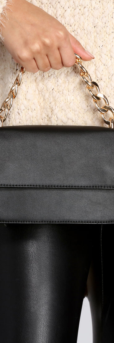 Out With The Girls Chain Link Mini Purse