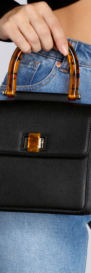 Tortoise Shell Cross Body Purse