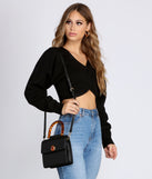 Tortoise Shell Cross Body Purse
