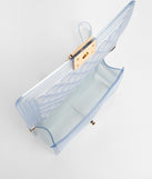 Large Jelly Quilted Cross-body Purse