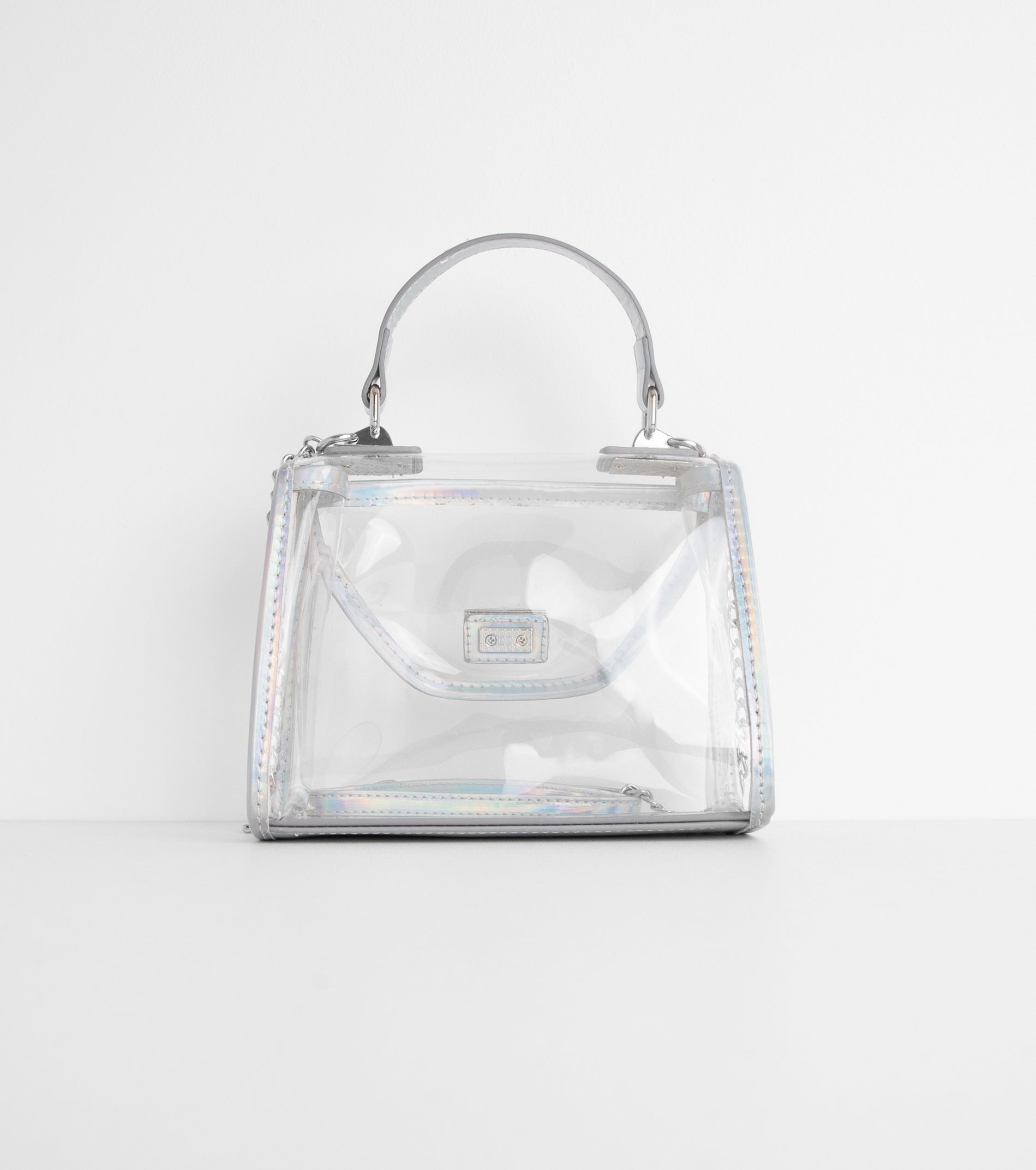 Holographic Trim Clear Mini Purse & Windsor