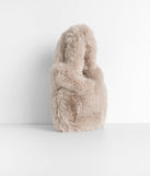 Faux Fur Mini Tote is a trendy pick to create 2023 festival outfits, festival dresses, outfits for concerts or raves, and complete your best party outfits!