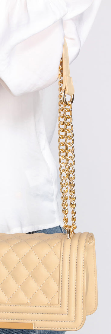 One Day At A Time Quilted Cross-Body Purse is a trendy pick to create 2023 festival outfits, festival dresses, outfits for concerts or raves, and complete your best party outfits!