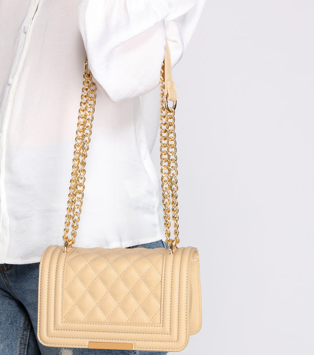 One Day At A Time Quilted Cross-Body Purse is a trendy pick to create 2023 festival outfits, festival dresses, outfits for concerts or raves, and complete your best party outfits!