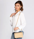 One Day At A Time Quilted Cross-Body Purse is a trendy pick to create 2023 festival outfits, festival dresses, outfits for concerts or raves, and complete your best party outfits!