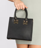 Keepin' On Track Faux Leather Square Purse for 2022 festival outfits, festival dress, outfits for raves, concert outfits, and/or club outfits
