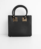 Keepin' On Track Faux Leather Square Purse for 2022 festival outfits, festival dress, outfits for raves, concert outfits, and/or club outfits