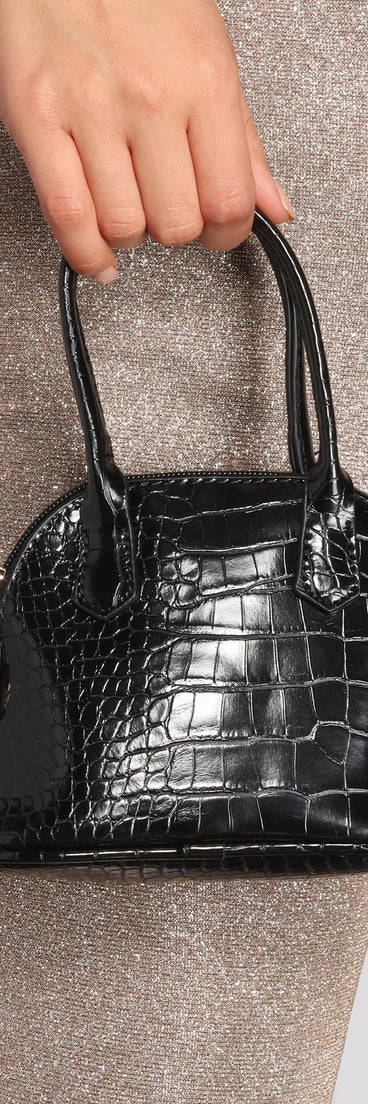 Hold It Down Mini Textured Purse