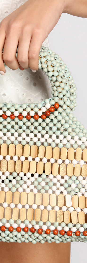 Down To The Last Detail Wooden Beaded Purse is a trendy pick to create 2023 festival outfits, festival dresses, outfits for concerts or raves, and complete your best party outfits!