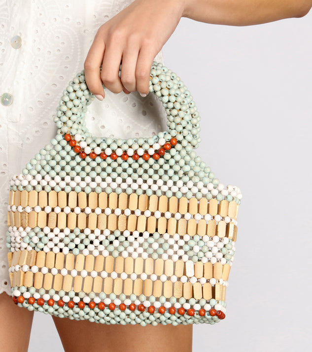 Down To The Last Detail Wooden Beaded Purse is a trendy pick to create 2023 festival outfits, festival dresses, outfits for concerts or raves, and complete your best party outfits!