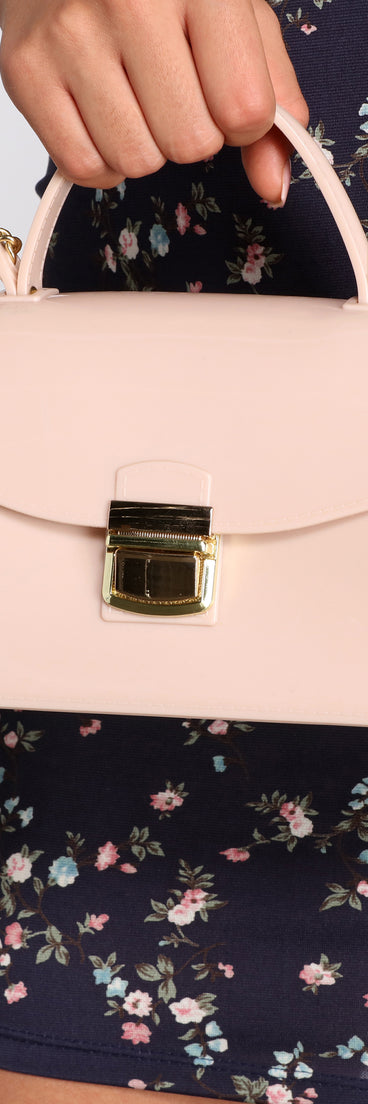 Do Whats Best 4 U Jelly Cross-body Purse