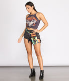 Packin' Heat Iridescent Thigh Fanny Pack is a trendy pick to create 2023 festival outfits, festival dresses, outfits for concerts or raves, and complete your best party outfits!