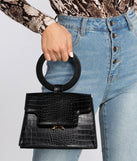 O-You Can't Handle Croc Satchel