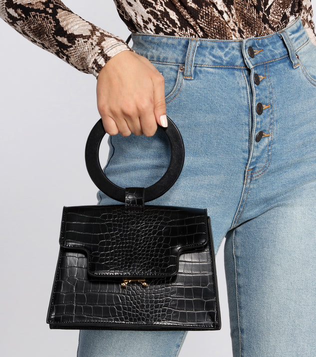 O-You Can't Handle Croc Satchel