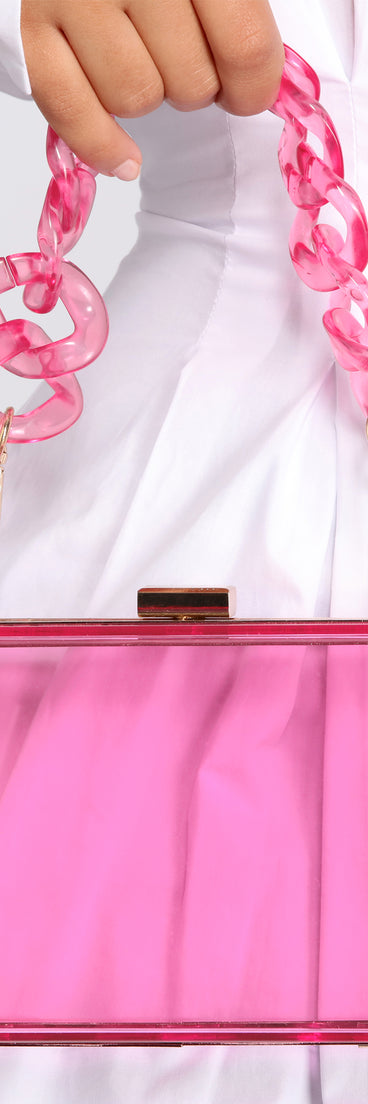 Bein' Cute Ain't Easy Acrylic Box Clutch is a trendy pick to create 2023 festival outfits, festival dresses, outfits for concerts or raves, and complete your best party outfits!