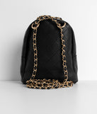 Day To Night Quilted Chain Backpack is a trendy pick to create 2023 festival outfits, festival dresses, outfits for concerts or raves, and complete your best party outfits!