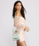 Express Yourself Mini Croc Crossbody Purse is the perfect Homecoming look pick with on-trend details to make the 2023 HOCO dance your most memorable event yet!
