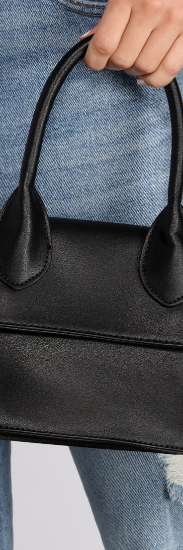 Savvy And Sassy Faux Leather Crossbody Purse helps create the best bachelorette party outfit or the bride's sultry bachelorette dress for a look that slays!