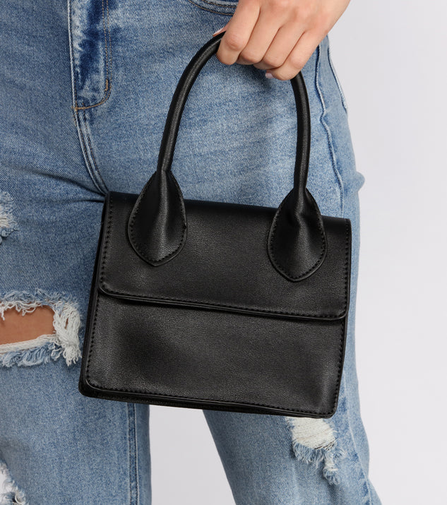 Savvy And Sassy Faux Leather Crossbody Purse helps create the best bachelorette party outfit or the bride's sultry bachelorette dress for a look that slays!