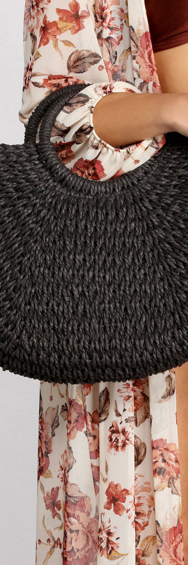 Which Way To The Beach Large Straw Tote is a trendy pick to create 2023 festival outfits, festival dresses, outfits for concerts or raves, and complete your best party outfits!