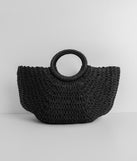 Which Way To The Beach Large Straw Tote is a trendy pick to create 2023 festival outfits, festival dresses, outfits for concerts or raves, and complete your best party outfits!