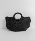 Which Way To The Beach Large Straw Tote is a trendy pick to create 2023 festival outfits, festival dresses, outfits for concerts or raves, and complete your best party outfits!