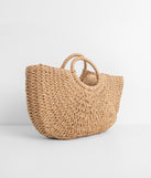 Which Way To The Beach Large Straw Tote is a trendy pick to create 2023 festival outfits, festival dresses, outfits for concerts or raves, and complete your best party outfits!