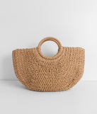 Which Way To The Beach Large Straw Tote is a trendy pick to create 2023 festival outfits, festival dresses, outfits for concerts or raves, and complete your best party outfits!