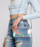 So Haute Holographic Crossbody is a trendy pick to create 2023 festival outfits, festival dresses, outfits for concerts or raves, and complete your best party outfits!