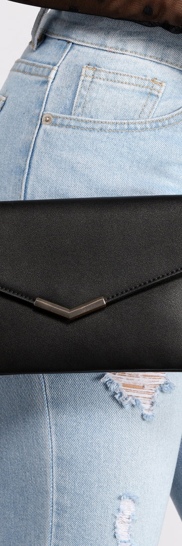 Life Essentials Faux Leather Envelope Crossbody for 2022 festival outfits, festival dress, outfits for raves, concert outfits, and/or club outfits