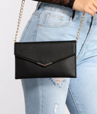 Life Essentials Faux Leather Envelope Crossbody for 2022 festival outfits, festival dress, outfits for raves, concert outfits, and/or club outfits