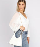 Better Days Faux Leather Triangle Croc Bag is a trendy pick to create 2023 festival outfits, festival dresses, outfits for concerts or raves, and complete your best party outfits!