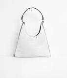 Better Days Faux Leather Triangle Croc Bag is a trendy pick to create 2023 festival outfits, festival dresses, outfits for concerts or raves, and complete your best party outfits!
