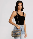 Fierce Fashionista Clear Crossbody Purse is a trendy pick to create 2023 festival outfits, festival dresses, outfits for concerts or raves, and complete your best party outfits!