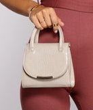 Luxe Moment Mini Croc Purse