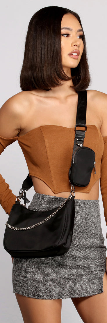 Chain Swag Shoulder Bag