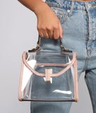 Chic Trendsetter Clear Crossbody Purse is a trendy pick to create 2023 festival outfits, festival dresses, outfits for concerts or raves, and complete your best party outfits!
