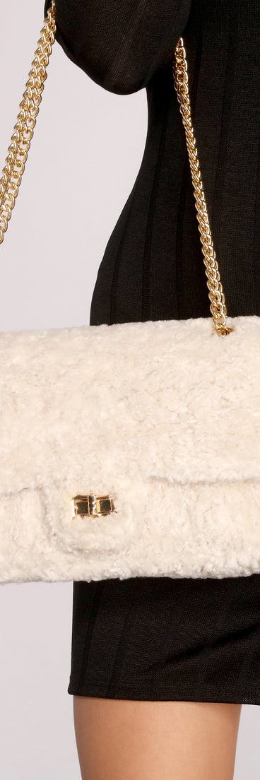 Cozy and Chic Faux Fur Crossbody
