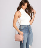 Perfect Style Quilted Crossbody Purse
